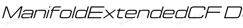 ManifoldExtendedCF D字体转换